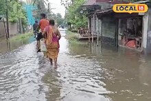 বৃষ্টিতে জলবন্দি বসিরহাট ও টাকির বেশ কয়েকটি এলাকা, সমস্যায় সাধরাণ মানুষ