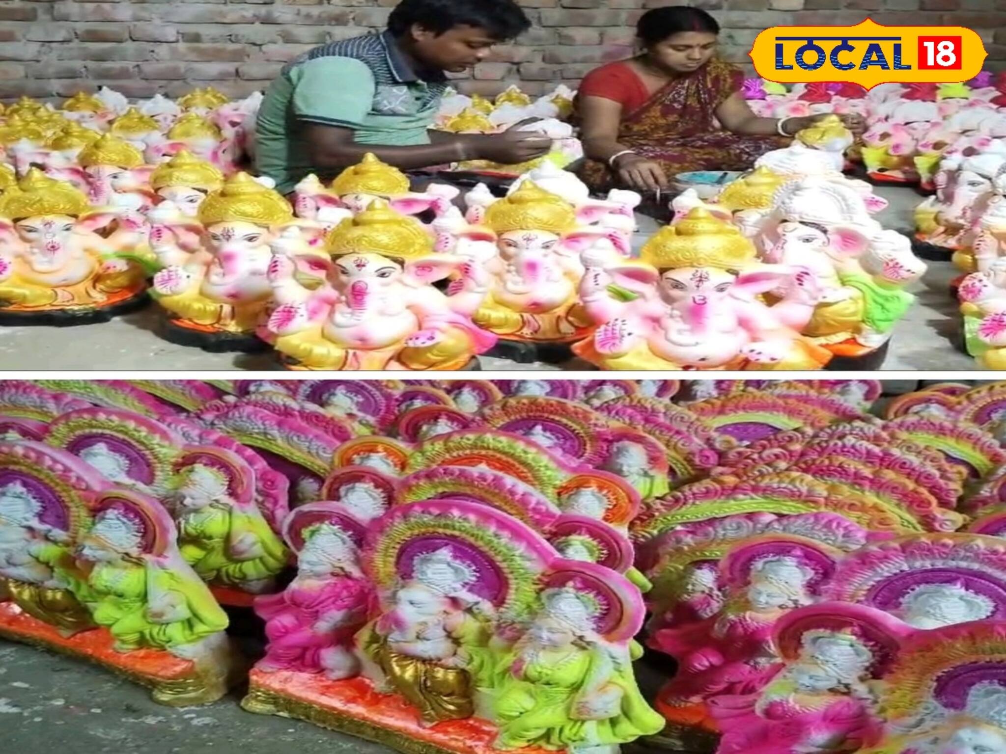 বাংলায় তৈরি গণেশ পাড়ি দিচ্ছে মহারাষ্ট্রে!
