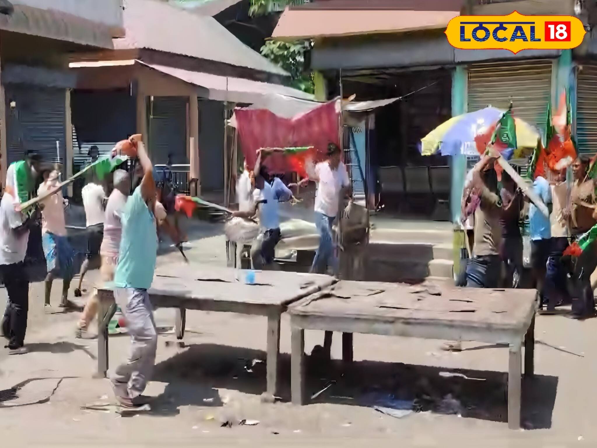 বনধ ঘিরে উত্তপ্ত কোচবিহার, লাঠি নিয়ে মুখোমুখি সংঘর্ষে বিজেপি-তৃণমূল