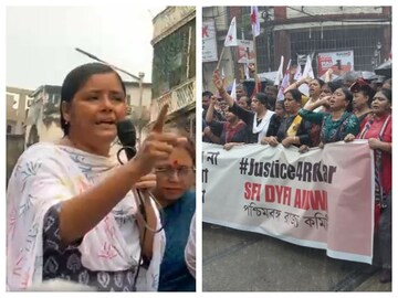 মিছিল করে লালবাজারে হাজিরা দিলেন মীনাক্ষী মুখোপাধ্যায় সহ বাম নেতারা৷ 