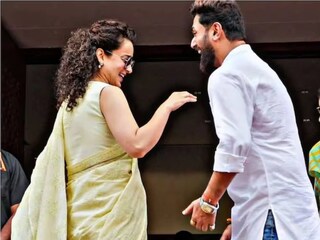 সংসদে কঙ্গনা আর চিরাগ ক্যামেরাবন্দি হয়েছিলেন