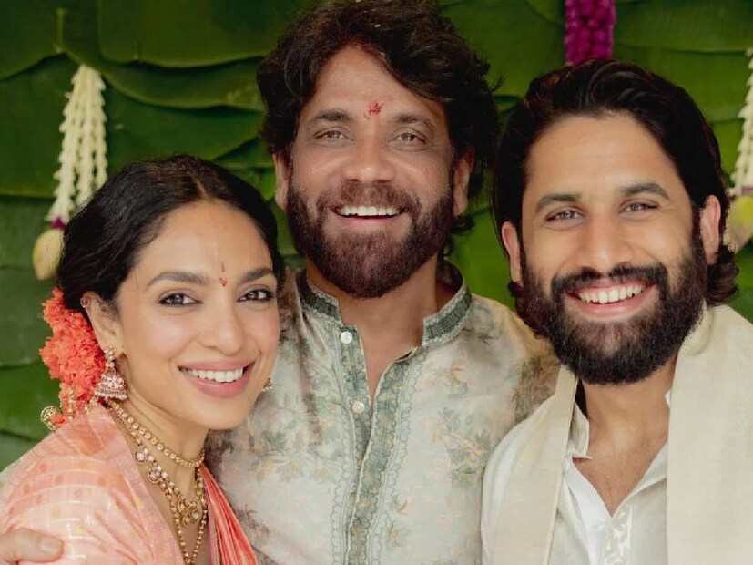 ছেলের বাগদানে উচ্ছ্বসতি বাবা নাগার্জুনও। কিন্তু তার মাঝেই নেটমাধ্যমে একটি ভিডিও ঘুরপাক খাচ্ছে। যা থেকে শুরু হয়েছে বিতর্ক।