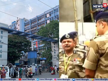 পুলিশের সঙ্গে আলোচনায় সিআইএসএফ-এর ডিজি কুমার প্রতাপ সিং৷ 