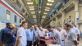 ট্রেনে উন্নত ওয়াটার লেভেল মনিটরিং সিস্টেম চালু উত্তর পূর্ব সীমান্ত রেলওয়ের