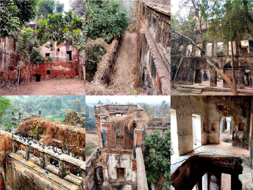 *প্রায় ৭০ বিঘা জায়গা জুড়ে রয়েছে রায়পুর রাজবাড়ি। রায়পুরের সিংহ পরিবারের বাস ছিল এই রাজবাড়িতে। শান্তিনিকেতন ব্রহ্ম আশ্রম ও বিশ্বভারতী প্রতিষ্ঠার নেপথ্যে ওতপ্রোতভাবে যুক্ত রায়পুরের সিংহ পরিবার।সেই সিংহ পরিবারের রায়পুর রাজবাড়ি আজ ধ্বংসের মুখে। সংগৃহীত ছবি।