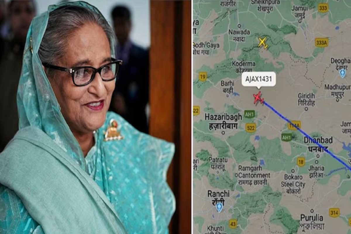 AJAX1431: বাংলাদেশ ছাড়তেই হাসিনার বিমান ট্র্যাক করতে শুরু করে গোটা বিশ্ব ! AJAX1431: বাংলাদেশ ছাড়তেই হাসিনার বিমান ট্র্যাক করতে শুরু করে গোটা বিশ্ব !