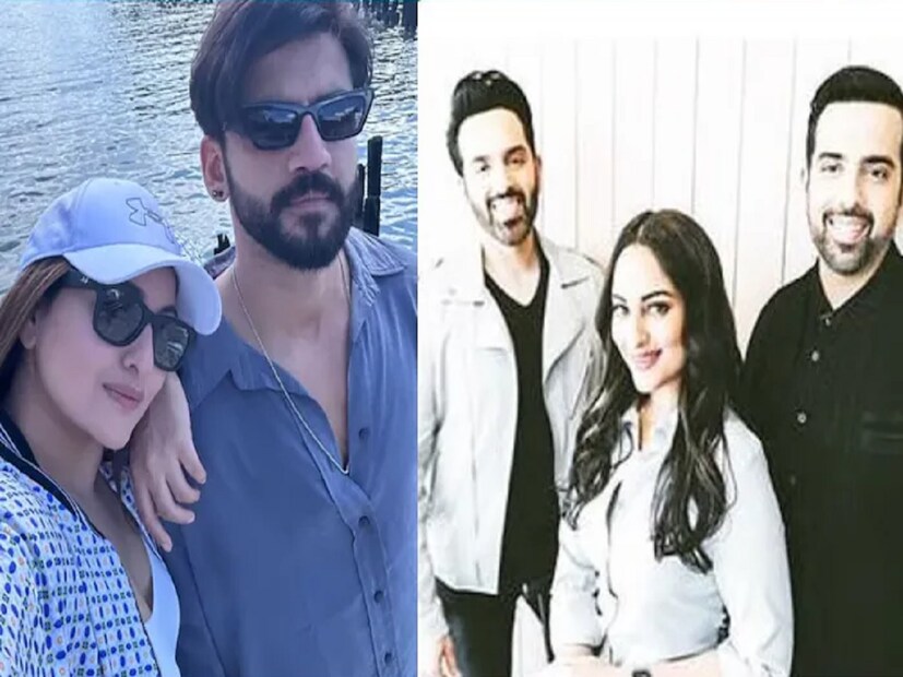মাস কয়েক আগেই গাঁটছড়া বেঁধেছেন সোনাক্ষী সিনহা এবং জাহির ইকবাল। কিন্তু দিদির বিয়েতে ভাই লব এবং কুশকে দেখা যায়নি একবারও। তাহলে কী ভাইবোনেদের মধ্যে দূরত্ব তৈরি হল? এই নিয়ে তৈরি হয় জল্পনা। Photo: Instagram
