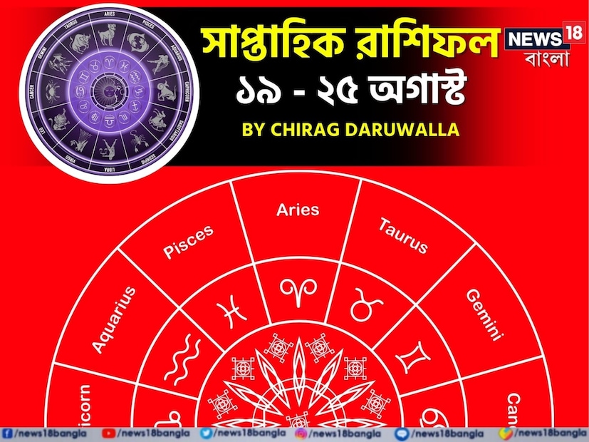 গণনা তাঁর অভ্রান্ত, সাধারণ নাগরিক থেকে শুরু করে তারকা, সবার ভরসার জায়গা তিনি। এবার নিউজ18 বাংলার জন্য কলম ধরলেন প্রখ্যাত দূরদর্শী জ্যোতিষী চিরাগ দারুওয়ালা, দেখে নেওয়া যাক রাশি মিলিয়ে চলতি সপ্তাহে কার ভাগ্য সম্পর্কে কী বলছেন তিনি।