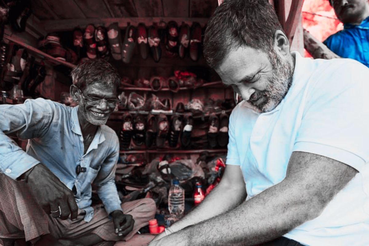 ফিরিয়ে দিয়েছেন ১০ লক্ষ! রাহুল গান্ধির সেলাই করা জুতো বেচবেন না, অনড় রামচেট ফিরিয়ে দিয়েছেন ১০ লক্ষ! রাহুল গান্ধির সেলাই করা জুতো বেচবেন না, অনড় রামচেট