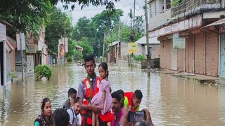 জলমগ্ন হয়ে পড়েছে ত্রিপুরার বিভিন্ন জেলা৷ 