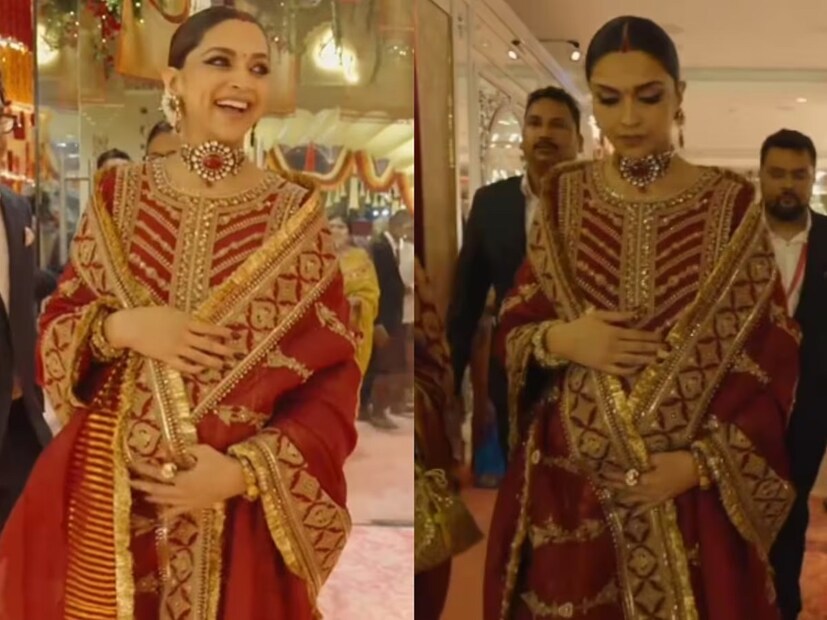অনন্ত-রাধিকার বিয়ে তিনি পরেছিলেন লাল আনারকলি সুট৷ সঙ্গে যোগ্য সঙ্গত দিচ্ছিল রুবির নেকলেস৷