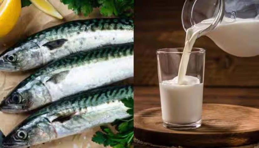  দুধ এবং মাছ- দুধের মধ্যে থাকে ঠাণ্ডা করার প্রভাব অন্যদিকে মাছের মধ্যে যে রাসায়নিক পদার্থ থাকে তার ফলে শরীর গরম হয়ে যাওয়ার সম্ভাবনা থাকে। ফলে এরফলে শরীরে ভারসাম্যহীনতা দেখা দেয়। তাই এই দুই খাবার একসঙ্গে না খাওয়াই উচিত।