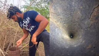 কিছুক্ষণ পর থেকেই জলের দেখা মিলল