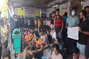 সিসিটিভি নেই, অন্ধকার! নিরাপত্তা চেয়ে বিক্ষোভে বর্ধমান মেডিক্যাল কলেজ পড়ুয়ারা