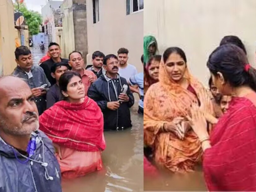 এরমধ্যেই ভারতীয় ক্রিকেটার রবীন্দ্র জাদেজার স্ত্রী তথা জামনগর উত্তরের বিজেপি বিধায়ক রিবাবা জাদেজা প্লাবিত এলাকায় যান। রিবাবা বুধবার একটি প্লাবিত এলাকায় পৌঁছে তার তদারকি করেন। এই গোটা ঘটনা তিনি নিজের এক্স হ্যান্ডলে শেয়ারও করেন। ভিডিওতে দেখা যাচ্ছে তিনি প্লাবিত এক অঞ্চলে কোমর জলে নেমে উদ্ধারকাজে তদারকি করছেন।