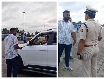 মুখ্যমন্ত্রীর গাড়ির সামনে চলে যাওয়ায় তৃণমূল কাউন্সিলরকে সতর্ক করেন চন্দননগরের পুলিশ কমিশনার৷ 