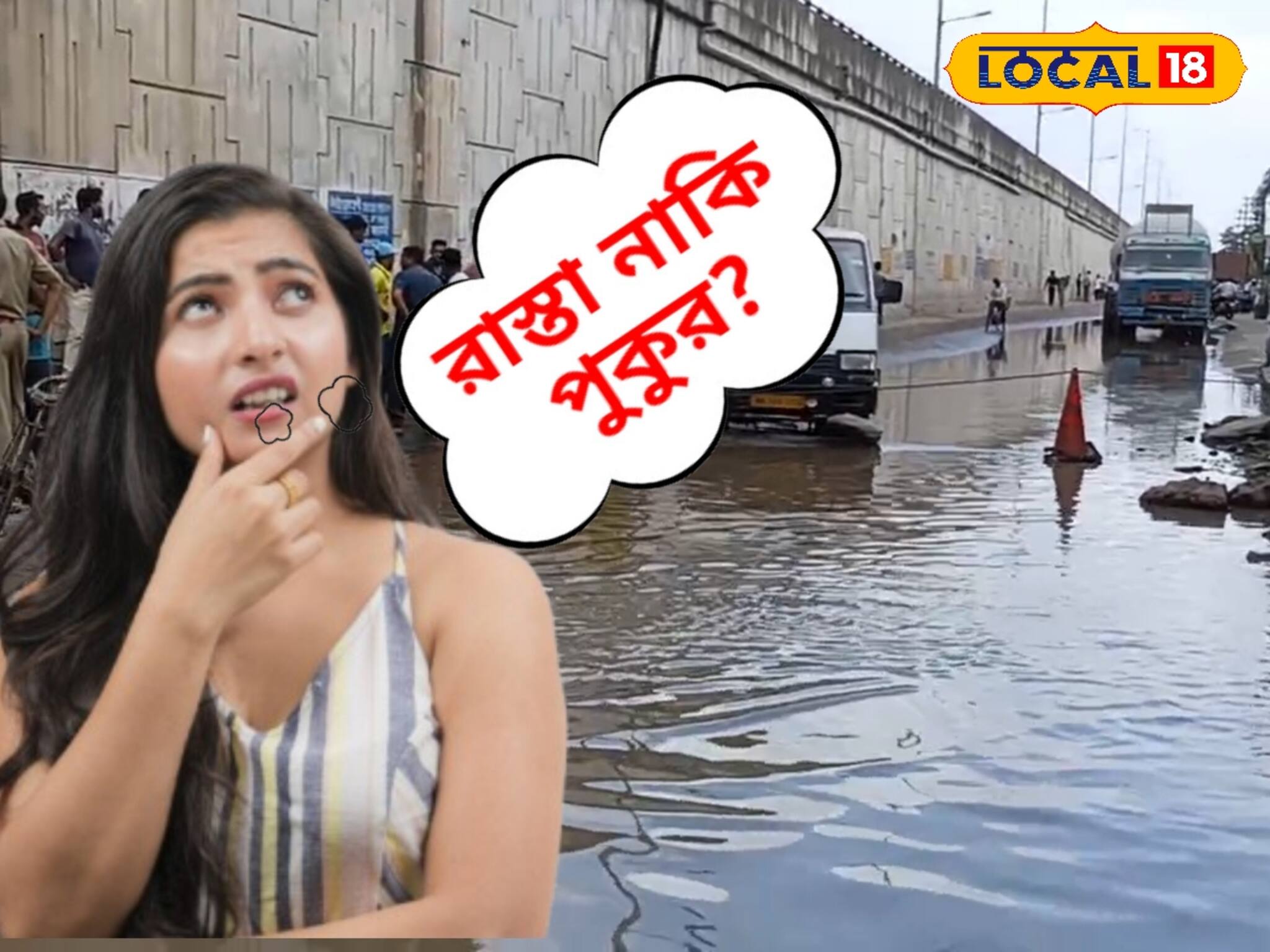 নামিদামি স্কুল, কলেজ, হাসপাতাল সব রয়েছে, শুধু রাস্তার এই হাল! কোথায় দেখুন