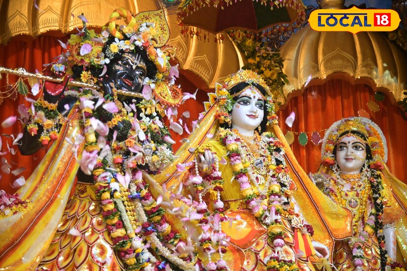 বিভিন্ন অনুষ্ঠানের মধ্য দিয়ে নদিয়ার মায়াপুর ইসকনে পালিত হচ্ছে রাধাষ্টমী উৎসব। রাধাষ্টমী উপলক্ষে বহুদুর থেকে ভক্তবৃন্দরা ভিড় জমিয়েছেন মায়াপুর ইসকন মন্দিরে। বিভিন্ন ধর্মীয় অনুষ্ঠানের মধ্য দিয়ে পালিত হচ্ছে এই দিনটি।