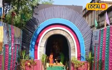 বিশ্বকর্মা পুজোয় পথ নিরাপত্তার বার্তা ঝাড়গ্রামের গাড়ি স্ট্যান্ডের মন্ডপ জুড়ে!