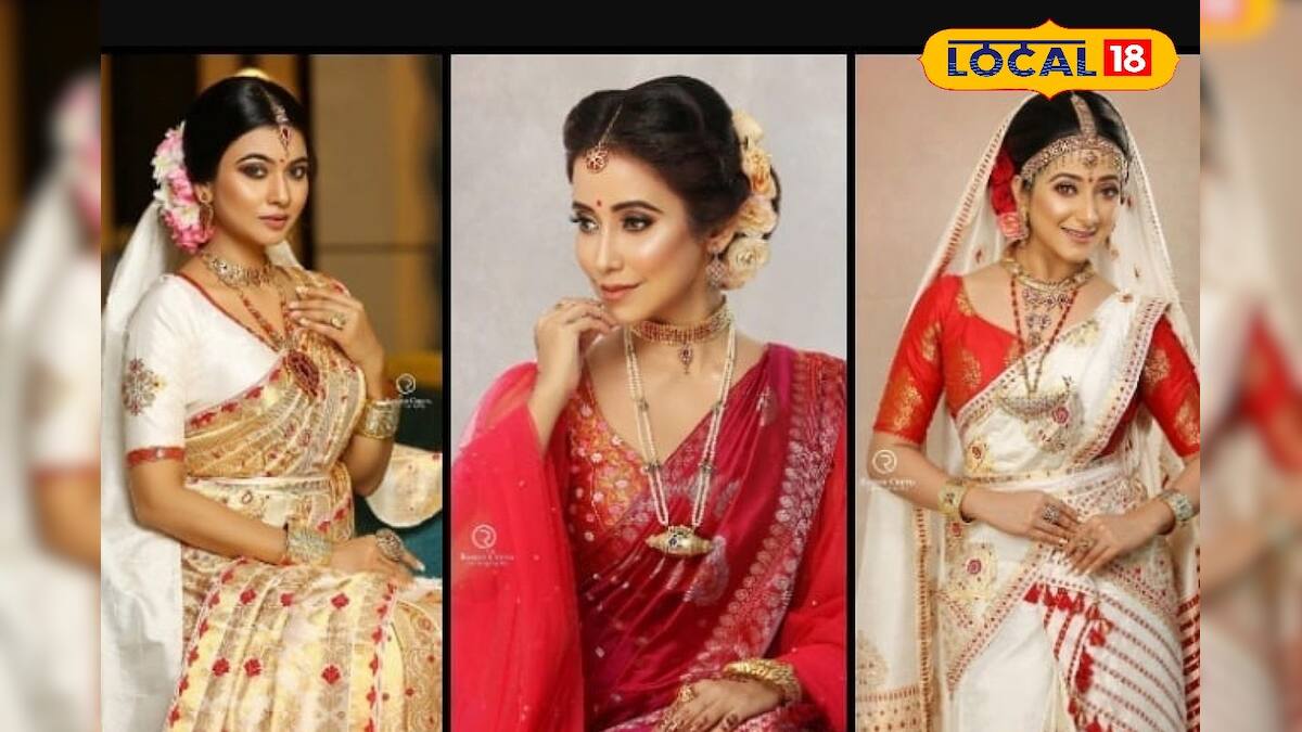 মিলছে একেবারে জলের দরে! পুজোর বাজার কাঁপাচ্ছে আসামের মেখলা চাদরের ফিউশন, দাম কত?