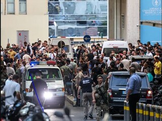 লেবানন জুড়ে জারি হয়েছে হাই অ্যালার্ট৷ ছবি- এএফপি লেবানন জুড়ে জারি হয়েছে হাই অ্যালার্ট৷ ছবি- এএফপি
