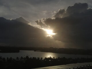 বিসর্জনেই নেমে এল শোকের ছায়া