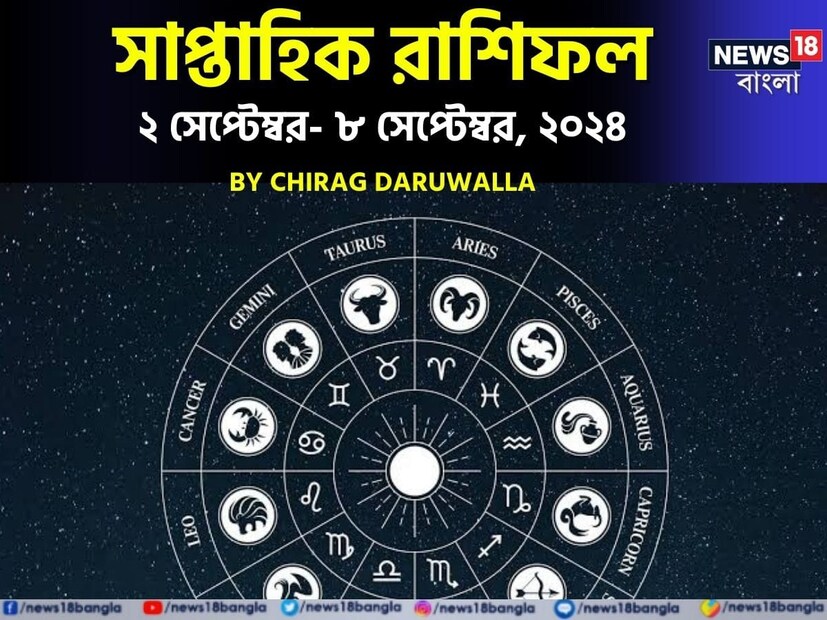গণনা তাঁর অভ্রান্ত, সাধারণ নাগরিক থেকে শুরু করে তারকা, সবার ভরসার জায়গা তিনি। এবার নিউজ18 বাংলার জন্য কলম ধরলেন প্রখ্যাত দূরদর্শী জ্যোতিষী চিরাগ দারুওয়ালা, দেখে নেওয়া যাক রাশি মিলিয়ে চলতি সপ্তাহে কার ভাগ্য সম্পর্কে কী বলছেন তিনি।