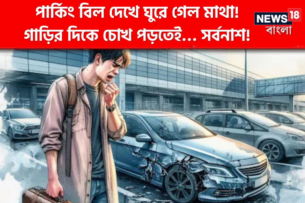 বিমানবন্দরে গাড়ি রেখে সর্বনাশ! পার্কিং বিল এত…? গাড়ির দিকে চোখ পড়তেই সব শেষ বিমানবন্দরে গাড়ি রেখে সর্বনাশ! পার্কিং বিল এত…? গাড়ির দিকে চোখ পড়তেই সব শেষ