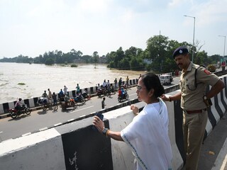 পুরশুড়ায় বন্যা পরিস্থিতি খতিয়ে দেখছেন মুখ্যমন্ত্রী মমতা বন্দ্যোপাধ্যায়৷