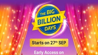 Flipkart Big Billion Days সেল ২৭ সেপ্টেম্বর থেকে শুরু হবে। Flipkart Big Billion Days সেল ২৭ সেপ্টেম্বর থেকে শুরু হবে।
