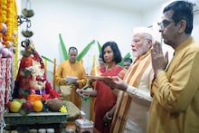 ডিওয়াই চন্দ্রচূড়ের বাড়ির গণেশ উৎসবে যোগ দিলেন মোদি, করলেন আরতিও