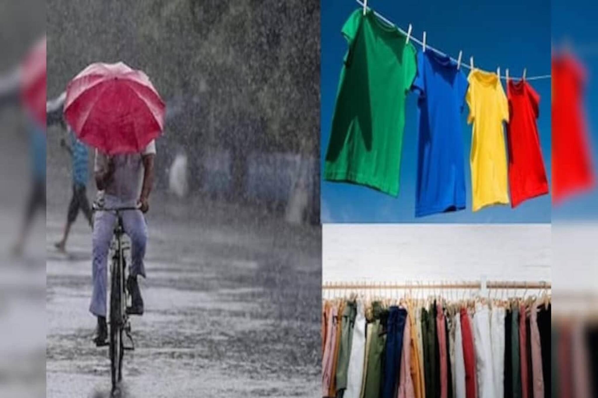 বর্ষায় কাপড়ে স্যাঁসসেঁতে ভাব কাটছে না? বৃষ্টিতেও শুকনো থাকবে, রইল ম্যজিক টিপস