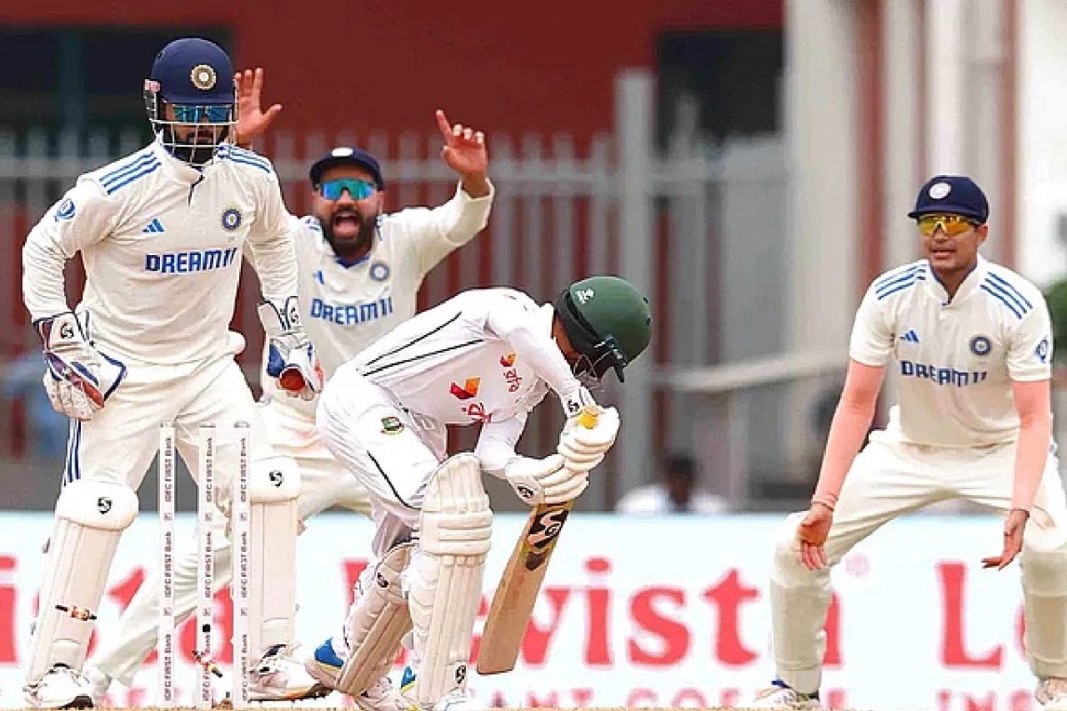 ‘২টো টেস্টেই ভারতকে হারাব!’ হাওয়া গরম করা সেই বাংলাদেশের ল্যাজে-গোবরে অবস্থা ‘২টো টেস্টেই ভারতকে হারাব!’ হাওয়া গরম করা সেই বাংলাদেশের ল্যাজে-গোবরে অবস্থা