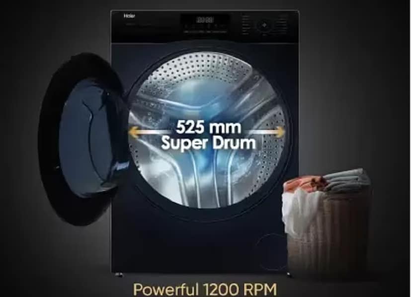 Haier 8kg AI inverter Washing Machine: এই পুরোপুরি অটোমেটিক ফ্রন্ট লোড ওয়াশিং মেশিনে রয়েছে অ্যান্টিব্যাকটেরিয়াল টেকনোলজি। যা পাওয়া যাবে ৩১ শতাংশ আকর্ষণীয় ছাড়ে। এই অফারের কারণে ৪৬৯৯০ টাকার ওয়াশিং মেশিনটি মিলবে মাত্র ৩১৯৯০ টাকায়। আর সবথেকে বড় কথা হল, রয়েছে এক্সচেঞ্জ অফারও। যার ফলে গ্রাহকরা পাচ্ছেন ৩৮০০ টাকা ছাড়।