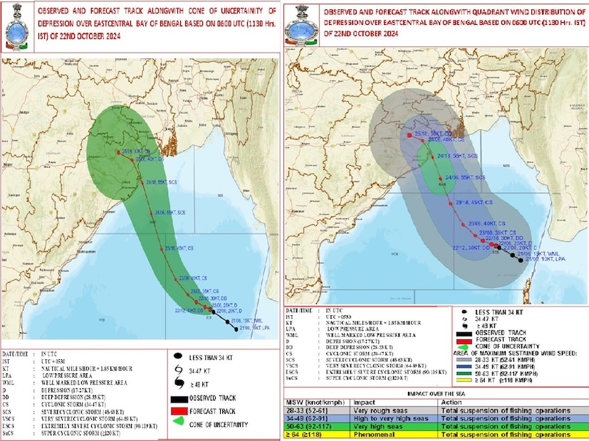 বৃহস্পতিবার রাত থেকে শুক্রবার সকালের মধ্যে ল্যান্ডফল করবে ঘূর্ণিঝড় দানা। ওড়িশার ভিতরকণিকা থেকে ধামারার মধ্যে কোথাও আছড়ে পড়তে পারে বলে জানিয়েছে আলিপুর। প্রতীকী ছবি।