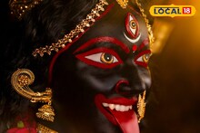 মৃন্ময়ীর সাজে মানবী! শিল্পীর হাতের জাদুতে দেবীর বেশে দেখা গেল সাধারণ  মেয়েকে