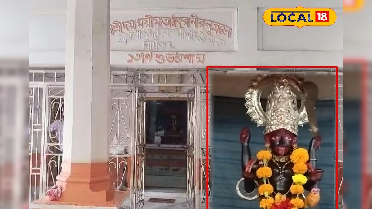৫০০ বছরের পুরনো দয়াময়ী কালী, কালীপুজোর রাতে যা হয় এই মন্দিরে… 500 years old Kali temple is getting decorated before Kali Puja.