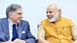 রতন টাটা এবং প্রধানমন্ত্রী নরেন্দ্র মোদি