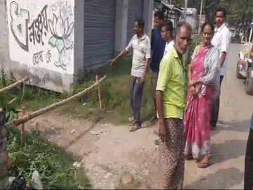 এই জায়গাতেই গুলি করা হয় তৃণমূল কর্মী প্রদীপ দত্তকে৷ 