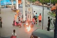 পেট্রোল পাম্পে আগুন ধরিয়ে দিল মদ্যপ যুবক! প্রাণভয়ে ছোটাছুটি,তার পর?দেখুন ভিডিও