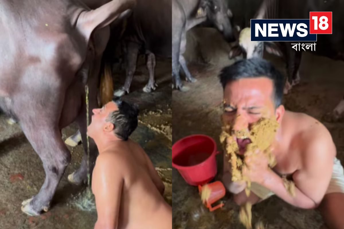 মোষের মূত্র পান, মুখে গোবর মেখে স্নান! লর্ড পুনীতের কান্ডে গা গিনগিন করবে মোষের মূত্র পান, মুখে গোবর মেখে স্নান! লর্ড পুনীতের কান্ডে গা গিনগিন করবে