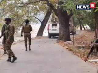পুলওয়ামায় জঙ্গী হামলা, আহত শ্রমিক