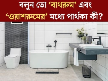 বলুন তো বাথরুম এবং ওয়াশরুমের মধ্যে পার্থক্য কী? ৯৯%ই ভুল উত্তর দিয়েছেন বলুন তো বাথরুম এবং ওয়াশরুমের মধ্যে পার্থক্য কী? ৯৯%ই ভুল উত্তর দিয়েছেন