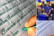 পেনের দামে কিছু এসে যায় না, হাতের গুণেই কামাল, সস্তার এই পেনে মুক্তোর মতো লেখা