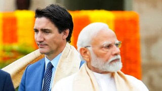জাস্টিন ট্রুডো ও মোদি