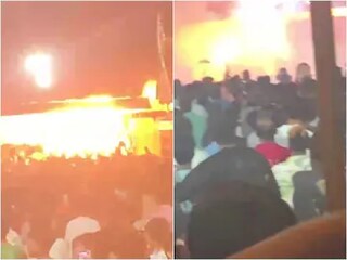 আতশবাজির এক ফুলকি থেকে দাউদাউ আগুন...! বিস্ফোরণ! দীপাবলির আমেজে মন্দিরে আতঙ্ক, জখম ১৫০   