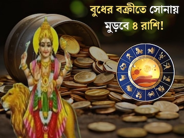 বুধের উল্টো চালে পাল্টে যাবে ৪ রাশির ভাগ‍্য! দরজায় সোনালী সময়, টাকার বৃষ্টি