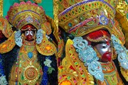 জগদ্ধাত্রী রূপে পুজো তারা মায়ের! পাঁঠার মাংস, মাছ, পোলাও...ভোগে ছিল আর কী কী?