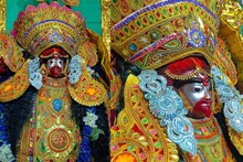 জগদ্ধাত্রী রূপে পুজো তারা মায়ের! পাঁঠার মাংস, মাছ, পোলাও...ভোগে ছিল আর কী কী?