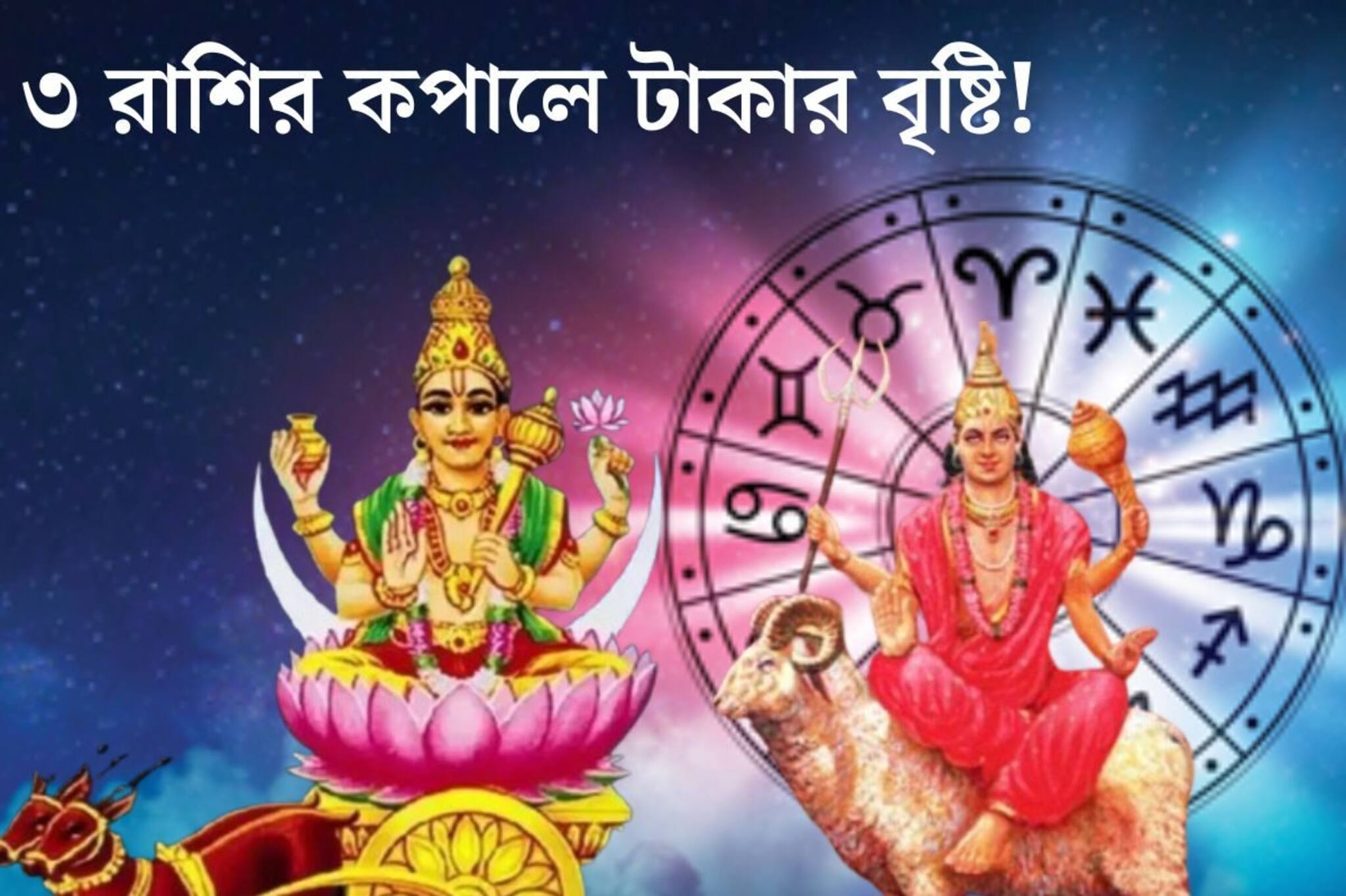 চন্দ্র-মঙ্গলের মহাসংযোগে তৈরি হবে রাজযোগ! ৩ রাশির কপাল খুলবে, টাকার বৃষ্টি